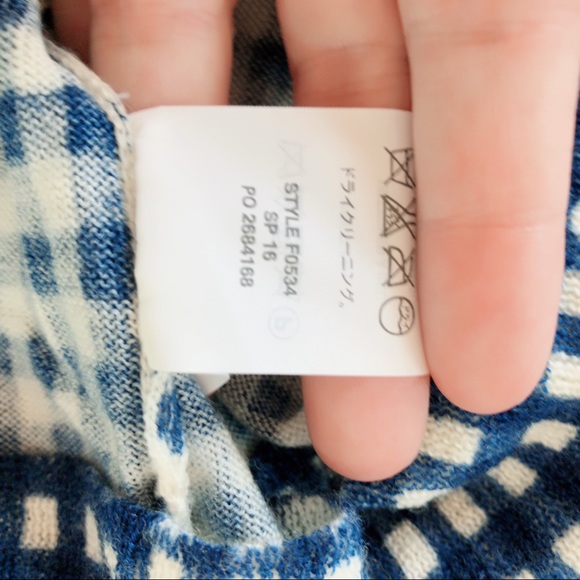 J. Crew Tippi Gingham Print Crewneck Sweater L - Picture 8 of 8
